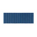 Ver imagem 2 de Cabeceira Casal Ripada Palito para Quarto - 140 Cm - Azul Suede