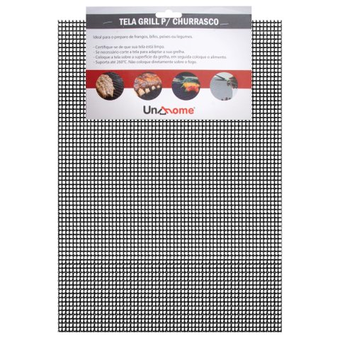 Tela Tapete Grill para Churrasqueira de Metal Flexível Forno