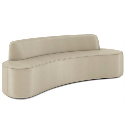 Sofá 4 Lugares para Sala de Estar Living 260cm Koane D06 Facto Pérola - Mpozenato