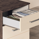 Ver imagem 3 de Comoda Helena 6 Gav Chocolate/off White