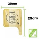 Ver imagem 3 de Kit 5 Tábua Hambúrguer Madeira Natural Pinus Estufado Marrom