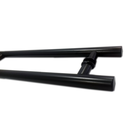 Ver imagem 5 de Kit ferragens para porta de vidro blindex pivotante + puxador tubular redondo 40x30cm - Preto