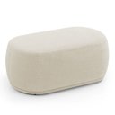 Ver imagem 1 de Puff Decorativo Orgânico Living Molly 02 Lugares Bouclê Bege - Desk Design