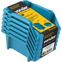 Ver imagem 2 de Gaveteiro Plástico Número 3 Azul com 6Pçs - Vonder
