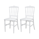Ver imagem 1 de Kit 2 Cadeiras Dior Polipropileno Sala Cozinha Jantar Restaurante Eventos Festas - Mercado Cadeiras