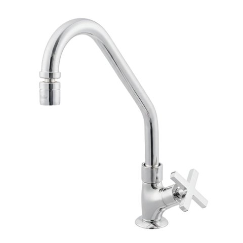 Torneira Cozinha Bancada Ômega 1/4 de Volta 25468 Meber - Cromado