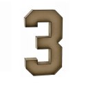 Ver imagem 1 de Número 3 Letra Caixa Grande Mdf 90cm de Altura Decoração