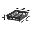 Ver imagem 6 de Escorredor De Louça Pratos Copos Talheres Pia Cozinha Preto