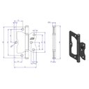 Ver imagem 3 de Kit 3 Dobradiça Sobrepor para Porta F.l.o 4" X 3" - Loth