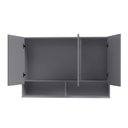 Ver imagem 3 de Armário para Quarto Milão Suspenso 3 Portas - Ej Móveis - Cinza