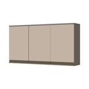 Ver imagem 1 de Armário Aéreo Henn 3 Portas Connect C56 1,20 Cm Duna-cristal