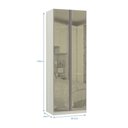 Ver imagem 3 de Guarda-roupa 2 Portas com Vidro Reflecta 80cm Prime Plus Luciane