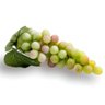 Kit 4 Cachos de Fruta Artificial Uva Verde de Silicone 32cm - 2