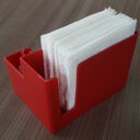 Ver imagem 6 de Kit 40 Portas Sachês Guardanapos Açúcar Organizador Multiuso Bancada Vermelho