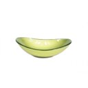 Ver imagem 2 de Cuba de Vidro Oval 47cm Verde Oliva