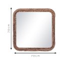Ver imagem 4 de Espelho Decorativo Corda Bananeira 70x70cm Quadrado