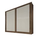 Ver imagem 4 de Guarda Roupa Casal 2 Portas de Correr 6 Gavetas Geom Espresso Móveis