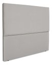 Ver imagem 3 de Cabeceira Cama Box Organica Casal 140cm Luna Suede C/frame Cinza