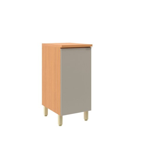 Balcão para Cozinha 1 Porta 40cm Karine Ii Laranja/Angelin/Nude