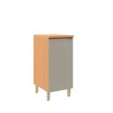 Ver imagem 1 de Balcão para Cozinha 1 Porta 40cm Karine Ii Laranja/Angelin/Nude