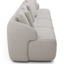 Ver mais imagens de Sofá 4 Lugares para Sala de Estar Living 314cm Arlo F04 Linho Cru Tc-14031 - Lyam Decor