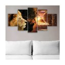 Ver imagem 3 de Kit Quadros Decorativos Sala Leão Judá Cruz A Tumba de Jesus Cristo