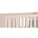 Ver imagem 5 de Berço Americano Classic New Rosa Fosco com Madeira - Moveisaqui
