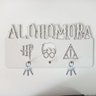 Porta Chave Alohomora Harry Potter Branco em Mdf - 1