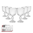 Ver imagem 1 de Conjunto 6 Taças de Vidro Stripe Clear - 280ml Class Home