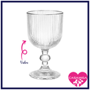 Ver imagem 2 de Conjunto 6 Taças de Vidro Stripe Clear - 280ml Class Home