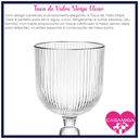 Ver imagem 4 de Conjunto 6 Taças de Vidro Stripe Clear - 280ml Class Home