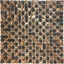 Ver imagem 1 de Pastilha de Vidro Pedra Preciosas Cobre para Cozinha 30x30cm