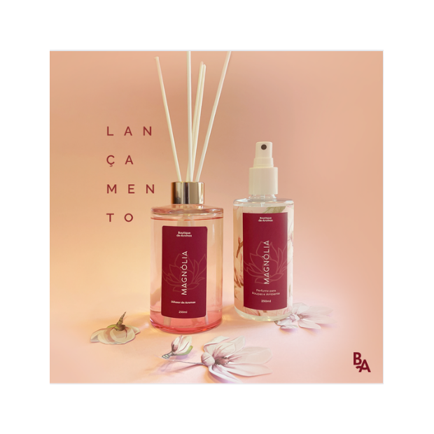AROMA DECOR SYDENY 2個セット(ROSES/MAGNOLIA) Magnolia Sensual - Perfume Coleção Feminina - Aguas de Victorio