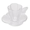 Conjunto 4 Xícaras De Café De Vidro Com Pires Butterfly 80Ml - 2