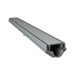 Grelha Invisível Oculta Caixa Coletora Cinza Piscina 100x8cm G.D.A. INDUSTRIA E DISTRIBUIDORA DE FUN - 1