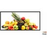 Quadro Decorativo Frutas Fundo Branco 130x60 Moldura Preta 2x2 - 2