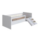 Ver imagem 1 de Cama Montessoriana Linha Affetto Solteiro Escada Escorrega Branco