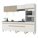 Branco/Dourado
