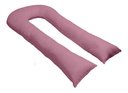 Ver imagem 1 de Fronha Para Travesseiro De Corpo Gigante De Formato U 140x70 - Rosa