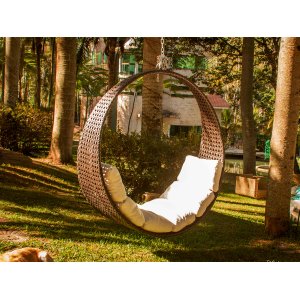 Balanço Império em Alumínio Área, Jardim, Piscina - Tabaco