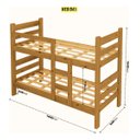 Ver imagem 4 de Beliche Solteiro Nemargi Madeira Maciça Resistente e Robusta