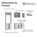 Ver imagem 4 de Armário de Cozinha Completa 270 cm Branco Stella Madesa 13