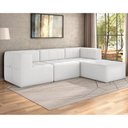 Ver imagem 1 de Sofá Modulado 4 Lugares 231cm Espuma D33 Multimóveis Cr45360 Branco