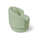 Ver imagem 3 de Poltrona Organica Maitê Sala Recepçao Tecido Buche:menta