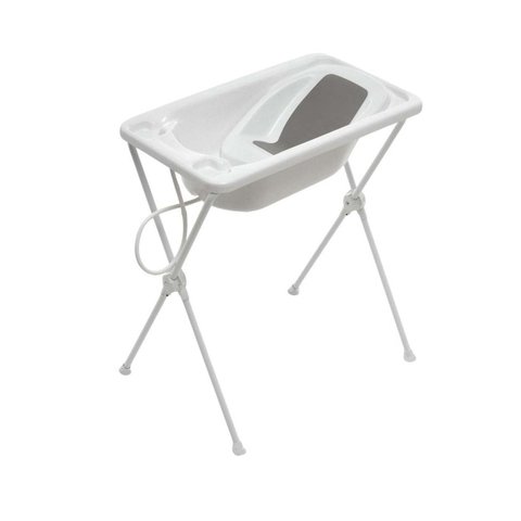 Banheira de Bebe Infantil Aqcua Cores Candy Branco Galzerano
