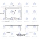 Ver imagem 5 de Cuba para cozinha gourmet pia aço inox 304 com acessórios tábua de corte Borari e Torneira