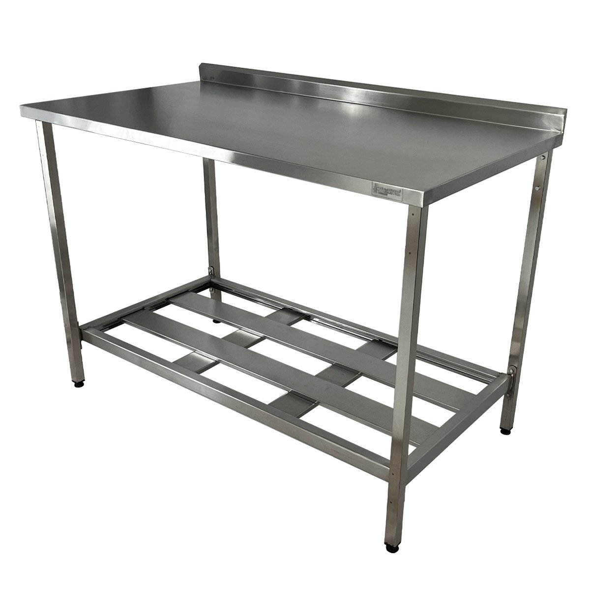 Mesa Aço Inox Profissional 120x70x90 Cm com Espelho Nortinox - 2