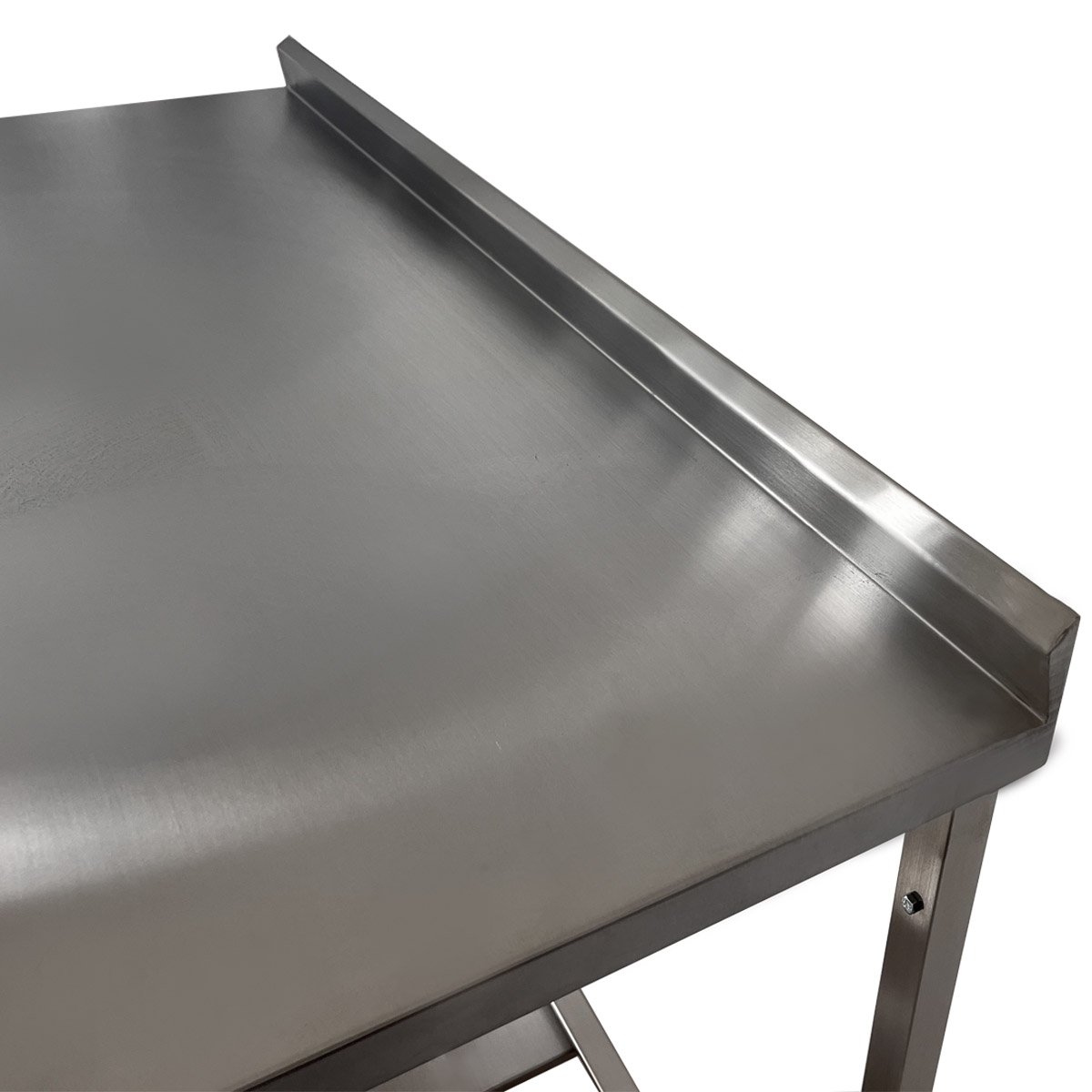 Mesa Aço Inox Profissional 120x70x90 Cm com Espelho Nortinox - 6