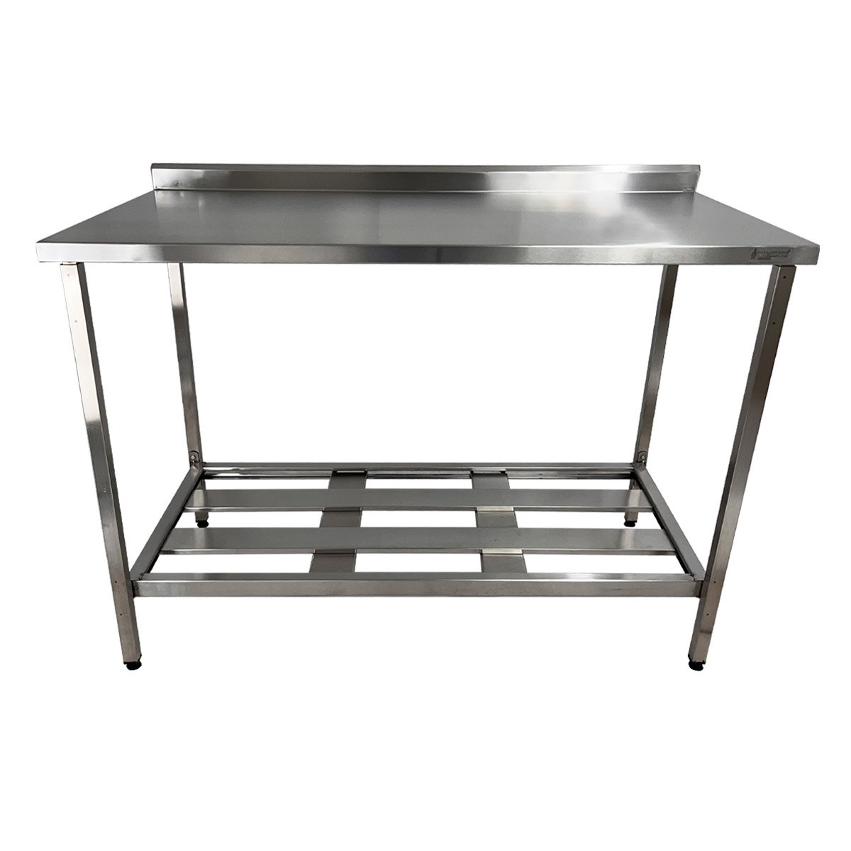 Mesa Aço Inox Profissional 120x70x90 Cm com Espelho Nortinox