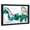 Ver imagem 4 de Quadro Decorativo Abstrato Fita Azul